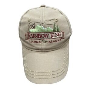 Rainbow King Iliamna Alaska Cap Beige Embroidered Dri-duck H-190
